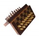Echecs / Backgammon Magnétique en Palissandre 25cm