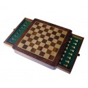 Echecs magn&eacute;tique en Palissandre 23cm