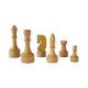 Lacquered Modern Style Chess Pieces