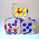 Trio de D&eacute;s G&eacute;ants 5cm
