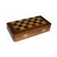Echecs / Backgammon Magnétique en Palissandre 25cm