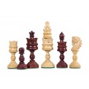 Lotus Rosewood Chess Pieces 
