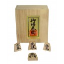 Pieces Shogi Standard en Bois